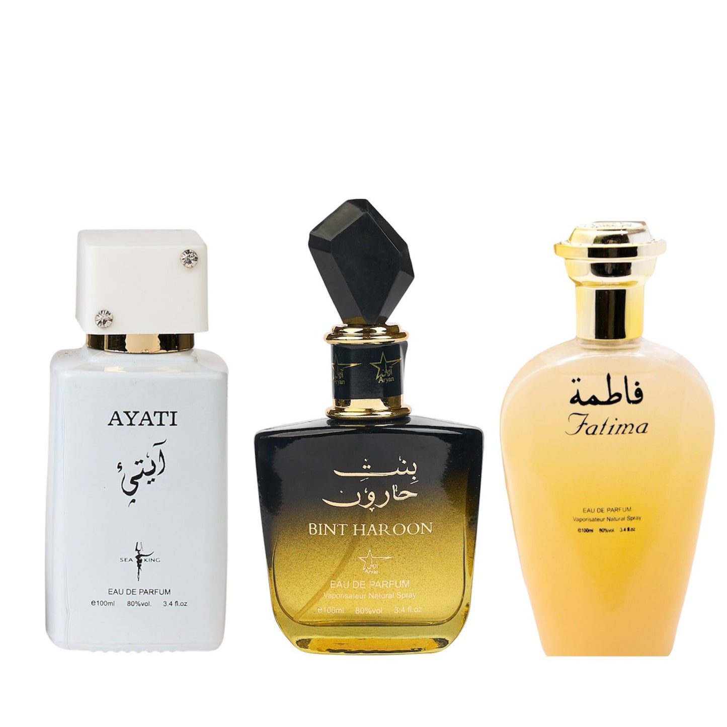 Set 3 Parfumuri Orientale De Dama - Ayati White + Bint Haroon + Fatima