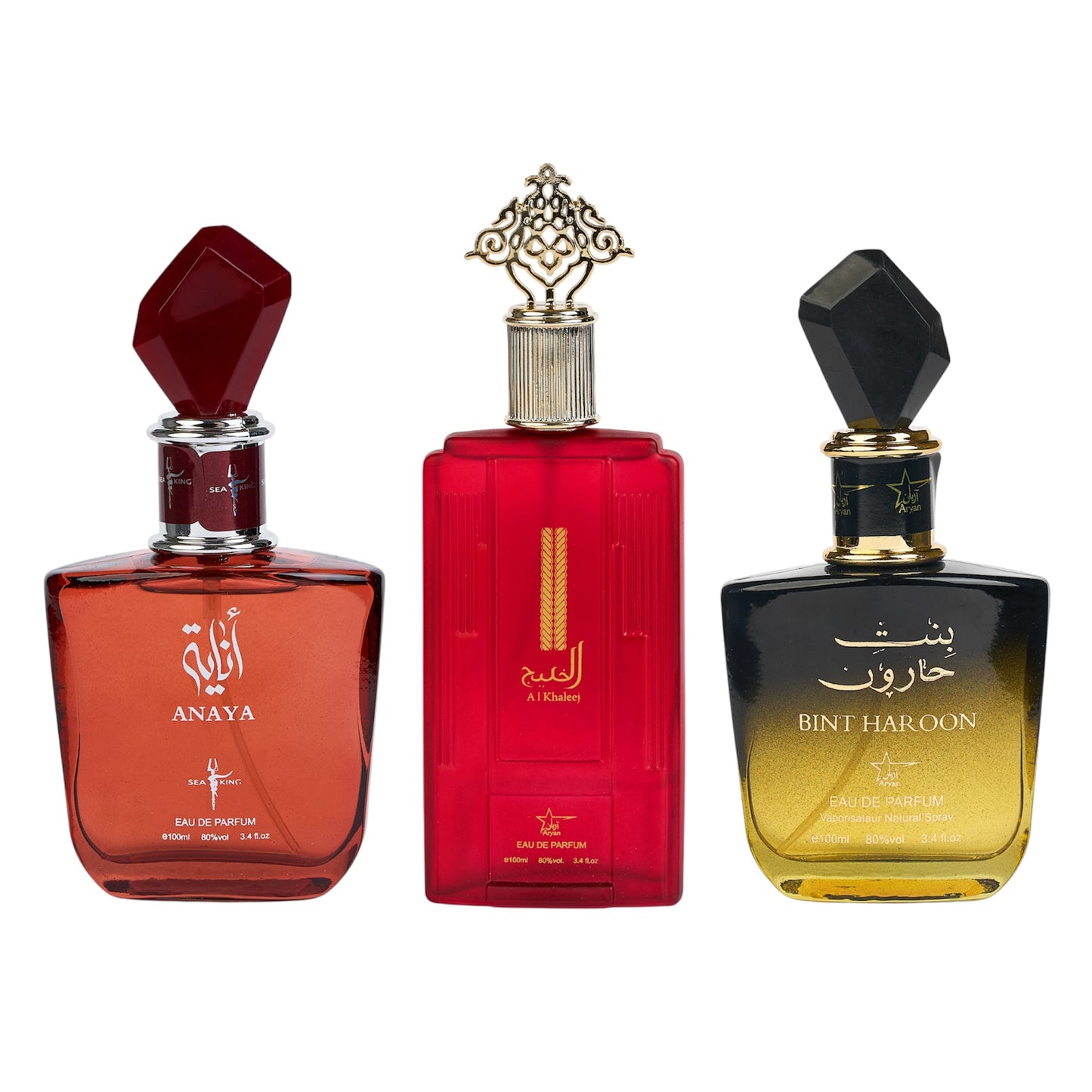Set 3 Parfumuri Orientale de Dama - Anaya + Al Khaleej + Bint Haroon