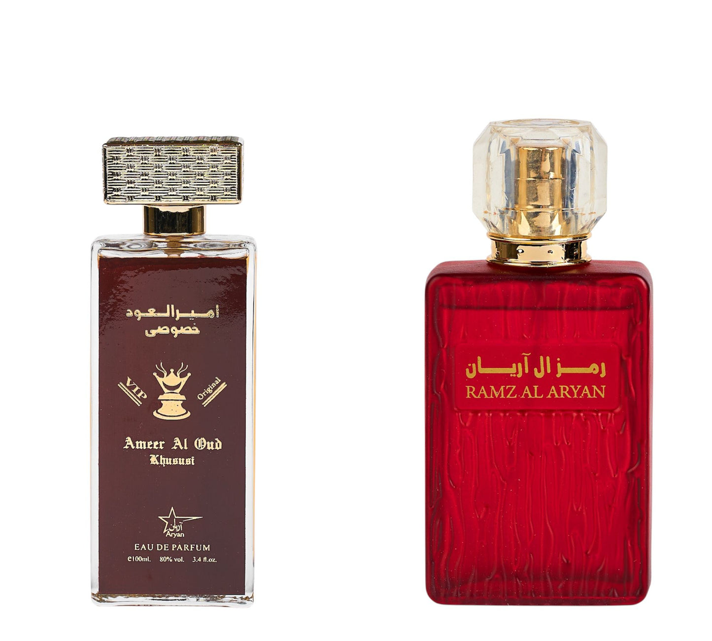 Set 2 Parfumuri Orientale ( Dama + Barbat ) - Ameer Al Oud Khususi + Ramz al Aryan