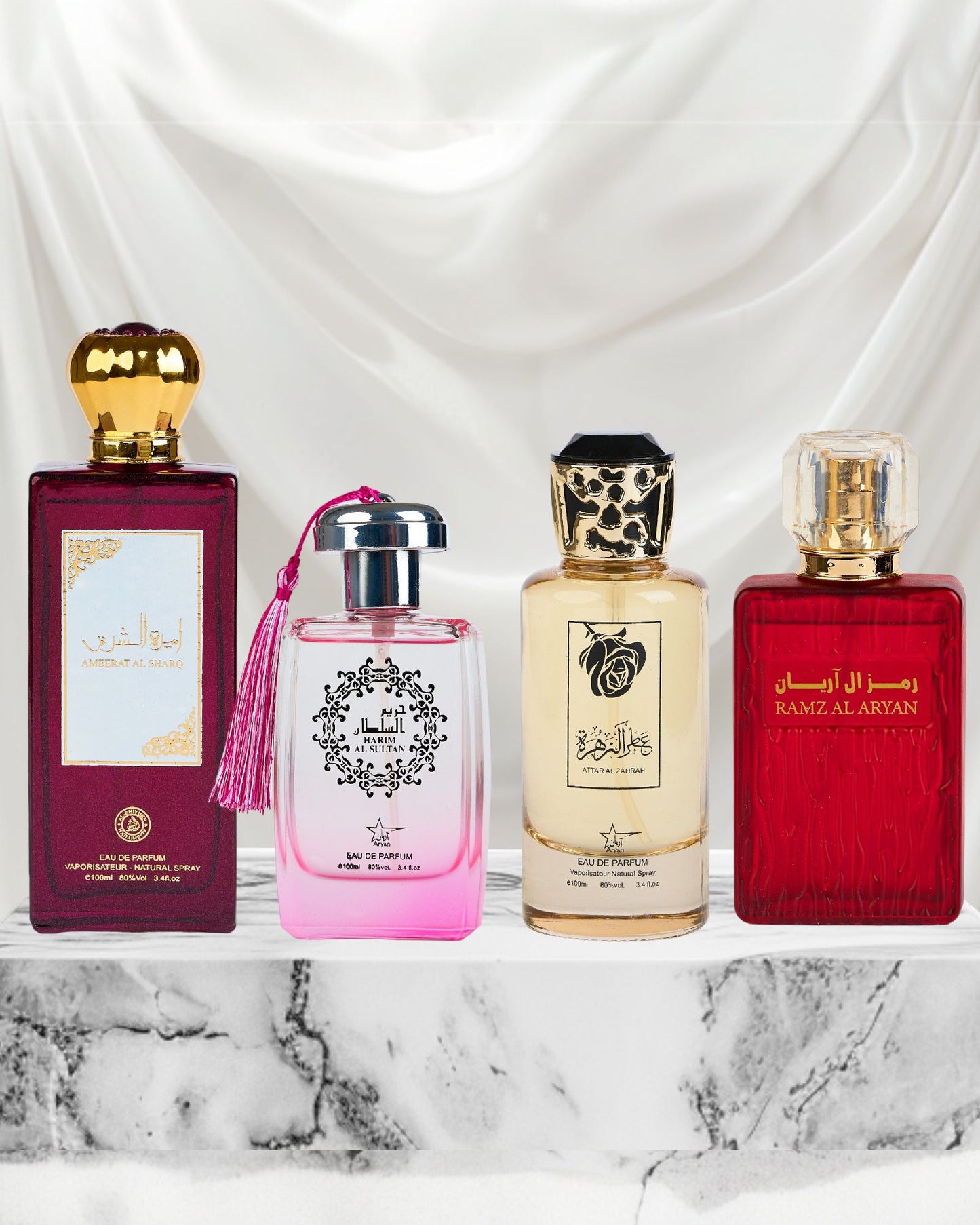 Set 4 Parfumuri Orientale De Dama - Ameerat + Harim + Attar + Ramz