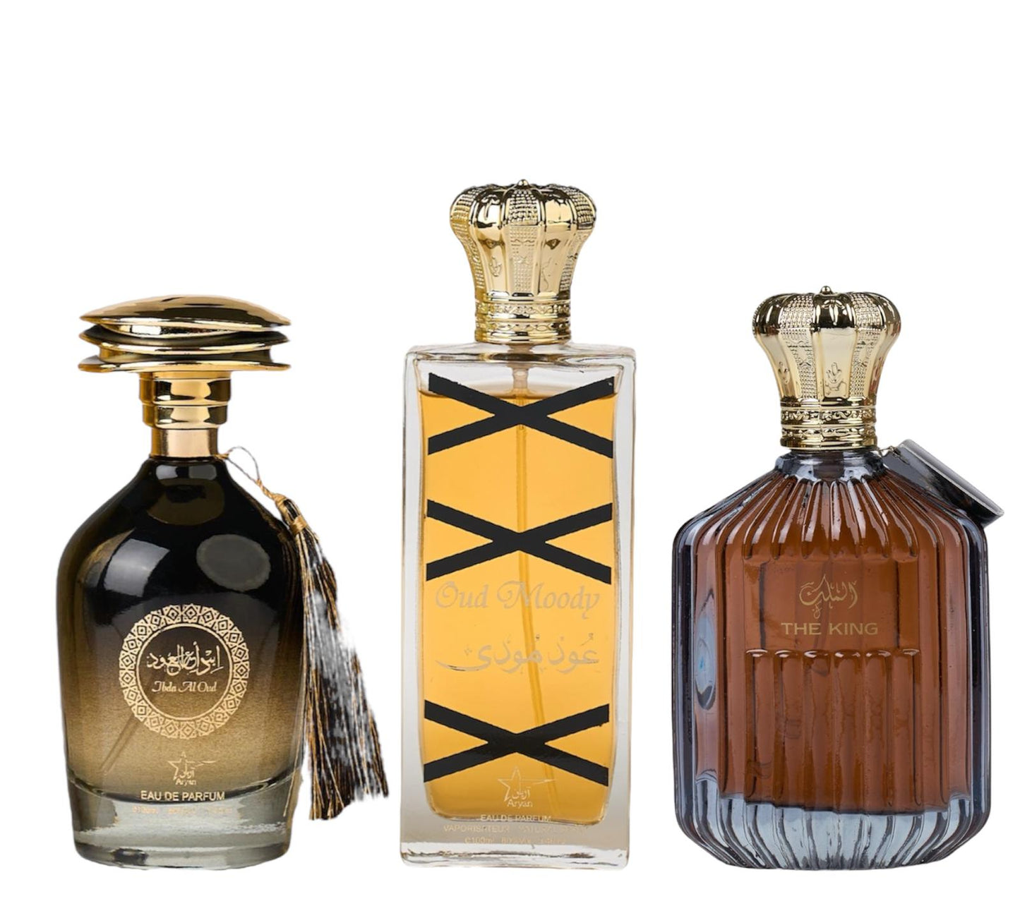Set 3 Parfumuri Orientale De Barbati - Ibda Al Oud + Oud Moody + The King
