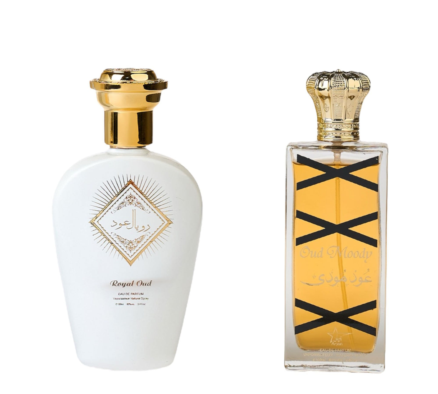 Set 2 Parfumuri Orientale ( Dama + Barbat ) - Royal Oud + Oud Moody