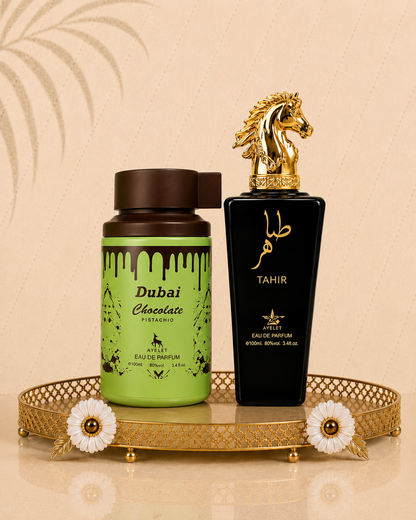 Set 2 Parfumuri Orientale de Barbati - Tahir + Dubai Choco