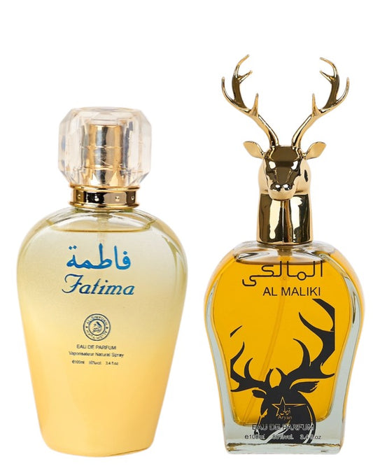 Set 2 Parfumuri Orientale ( Dama + Barbat ) - Fatima + Maliki