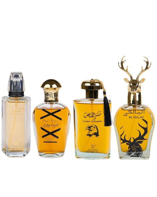 Set 4 Parfumuri Orientale De Barbati - Attar al Safwaan + Oud Modern + Center el Kannas + Maliki
