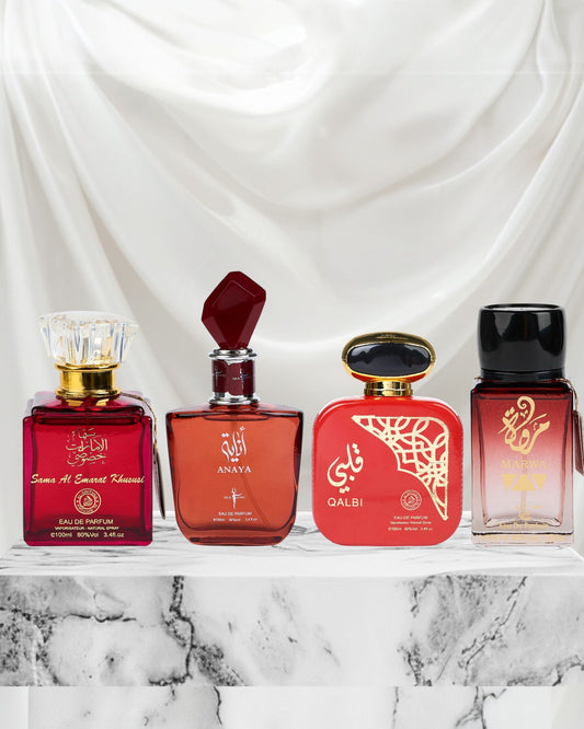 Set 4 Parfumuri Orientale De Dama - Samaa + Anaya + Qalbi + Marwa