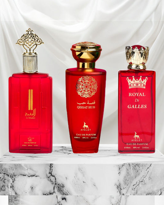 Set 3 Parfumuri Orientale De Barbati - Al Khaleej + Qissat Hub + Royal