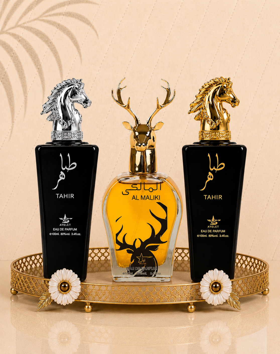 Set 3 Parfumuri Orientale De Barbati - Tahir Silver + Maliki + Tahir Gold
