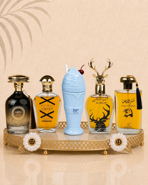 Set 5 Parfumuri Orientale Barbatesti - Ibda Al Oud + Oud Modern + Jam Jam Azzuro + Maliki + Center El Kannas