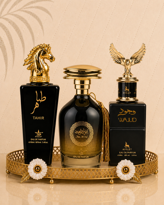 Set 3 Parfumuri Orientale De Barbati - Tahir + Ibda al Oud + Wajud