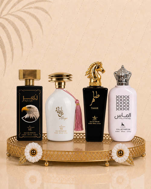 Set 4 Parfumuri Orientale ( 2xDama + 2xBarbat) - Nasr + Aliya + Tahir + Almas