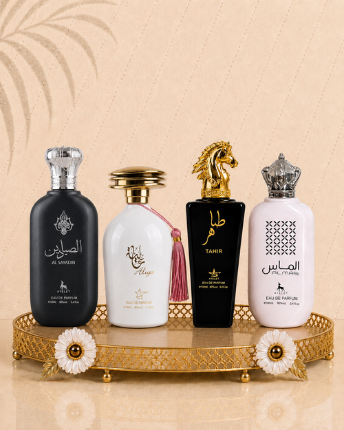 Set 4 Parfumuri Orientale ( 2xDama + 2xBarbat) - Al Sayadin + Aliya + Tahir + Almas