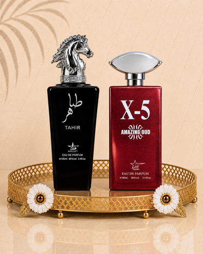 Set 2 Parfumuri Orientale de Barbati - Tahir Silver + X5 Amazing Oud