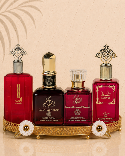 Set 4 Parfumuri Orientale De Dama - Al Khaleej + Sama Emarat + Lailat Ahlam + Lamast