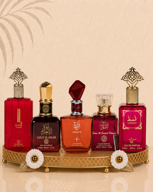 Set 5 Parfumuri Orientale De Dama - Al Khaleej + Sama Emarat + Anaya + Lailat Ahlam + Lamast