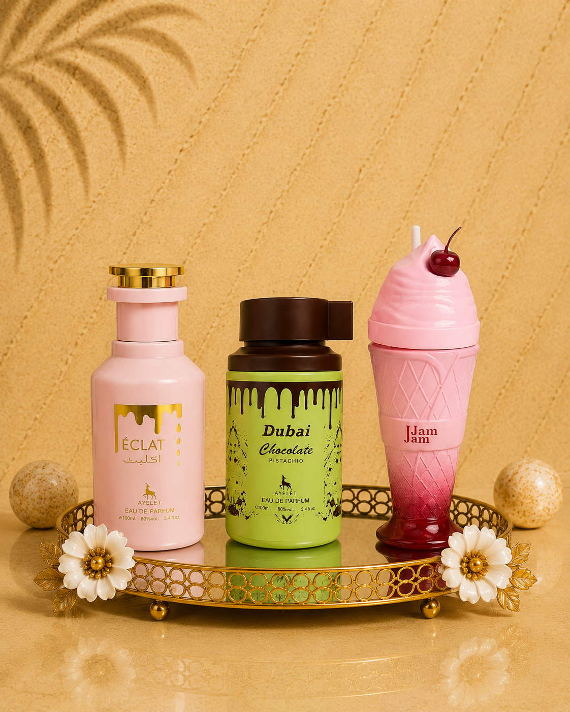 Set 3 Parfumuri Orientale de Dama 100ML  - Eclat + Dubai Choco + Jam Jam