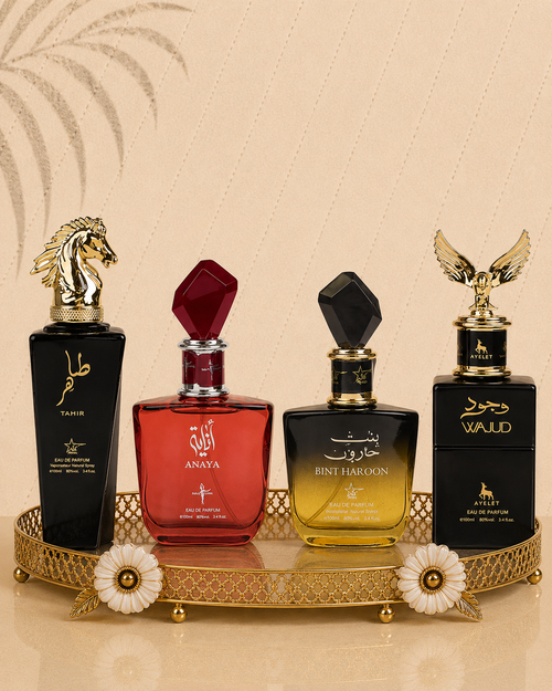 Set 4 Parfumuri Orientale ( 2xDama + 2xBarbat ) - Tahir + Anaya + Bint Haroon + Wajud