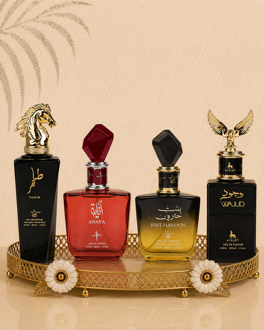 Set 4 Parfumuri Orientale ( 2xDama + 2xBarbat ) - Tahir + Anaya + Bint Haroon + Wajud