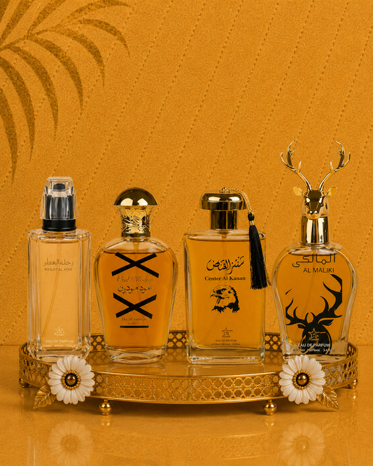 Set 4 Parfumuri Orientale De Barbati - Attar al Safwaan + Oud Modern + Center el Kannas + Maliki