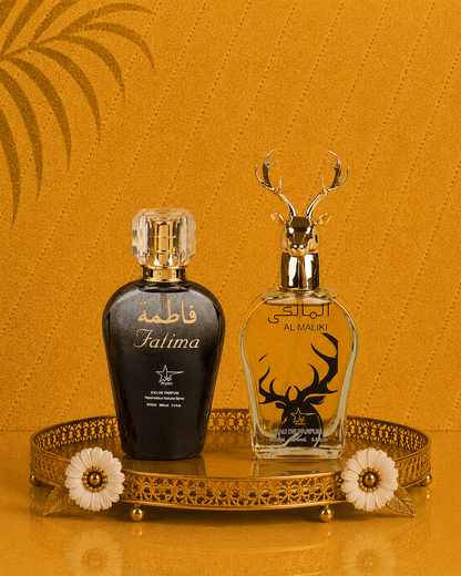 Set 2 Parfumuri Orientale ( Dama + Barbat ) - Fatima Black + Al Maliki
