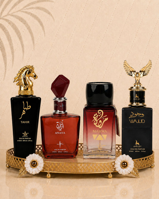 Set 4 Parfumuri Orientale (2xDama + 2xBarbat) - Tahir + Marwa + Anaya + Wajud