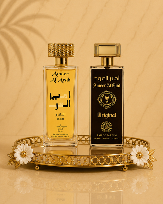 Set 2 Parfumuri Orientale De Barbati - Ameer Arab Elixir + Ameer Oud Original