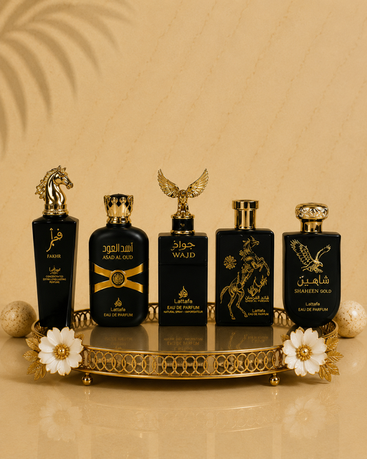 Set 5 Parfumuri Orientale Barbatesti - Tahir + King Lion + Ghala Zayed Concentrate + Malik al Lail + Wajud