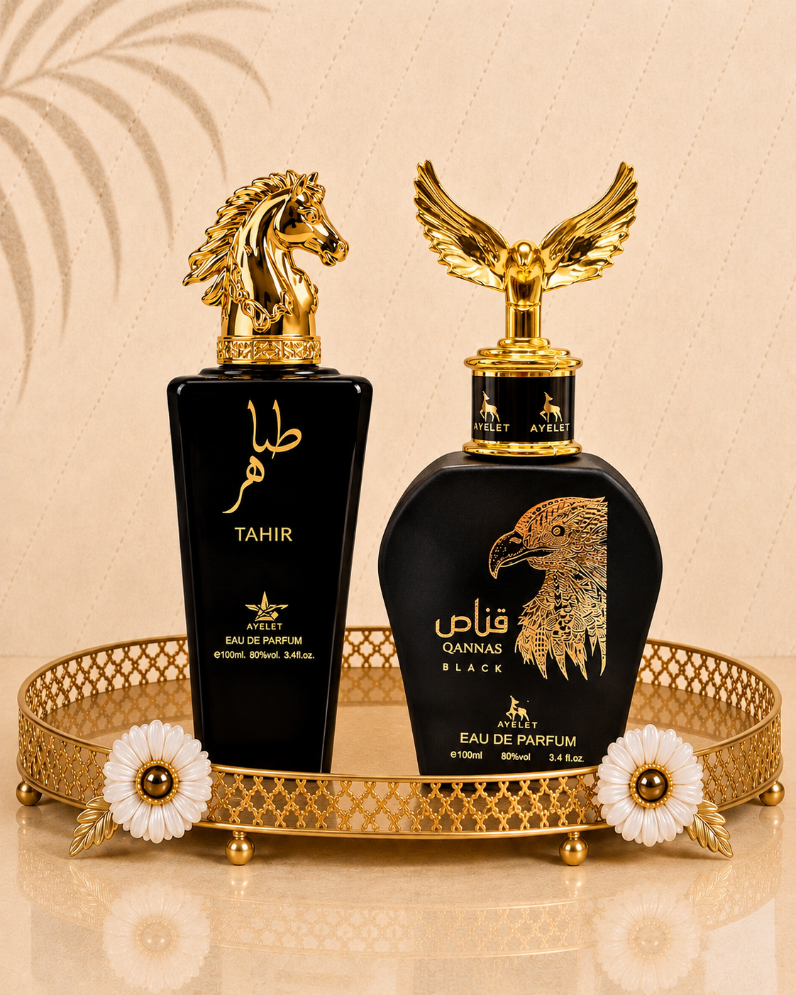 Set 2 Parfumuri Orientale de Barbati - Tahir Gold + Qannas Black