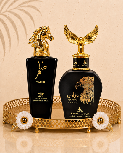 Set 2 Parfumuri Orientale de Barbati - Tahir Gold + Qannas Black