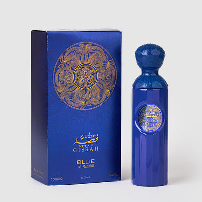 Set 4 Parfumuri Orientale de Barbati - Gissah Blue + Qissat Hub Grey + Fikraah + Ameerat Purple