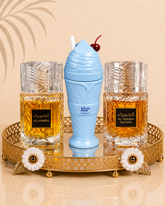 Set 3 Parfumuri Orientale De Barbati - Al Hamra + Jam Jam Azzuro + Al Hamra Qahwa