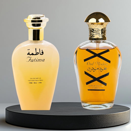 Set 2 Parfumuri Orientale ( Dama + Barbat ) - Fatima + Oud Modern