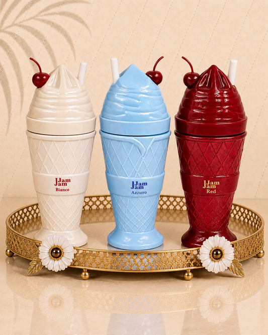 Set 3 Parfumuri Orientale ( 2xDama + 1xBarbat) - Jam Jam Bianco + Jam Jam Azzuro + Jam Jam Red