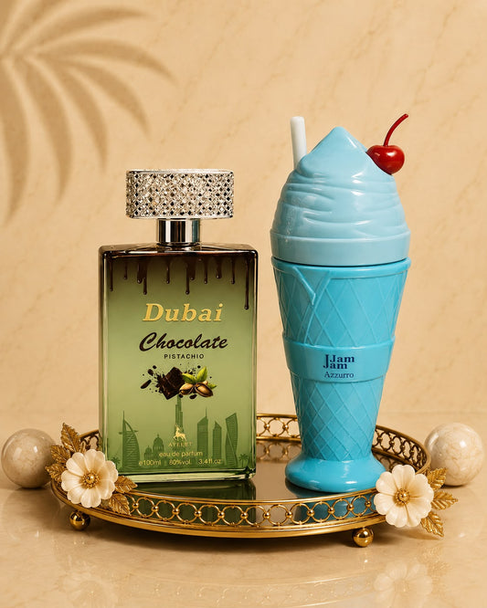Set 2 Parfumuri Orientale Unisex - Dubai Chocolate + Jam Jam