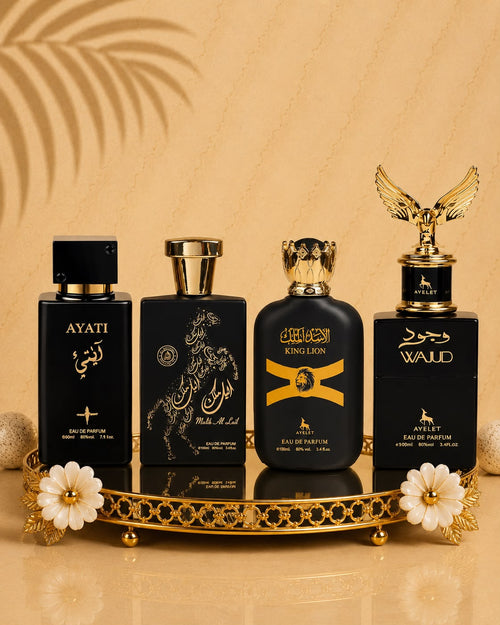 Set 4 Parfumuri Orientale De Barbati - Ayati Black + Malik al Lail + King Lion + Wajud