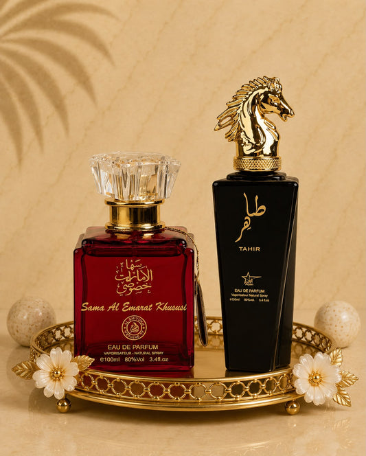 Set 2 Parfumuri Orientale (Dama + Barbat) - Tahir + Sama Emarat