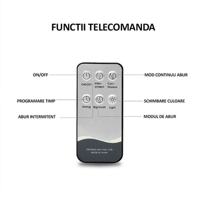 Difuzor Aromaterapie Cu Telecomanda + Esente CADOU