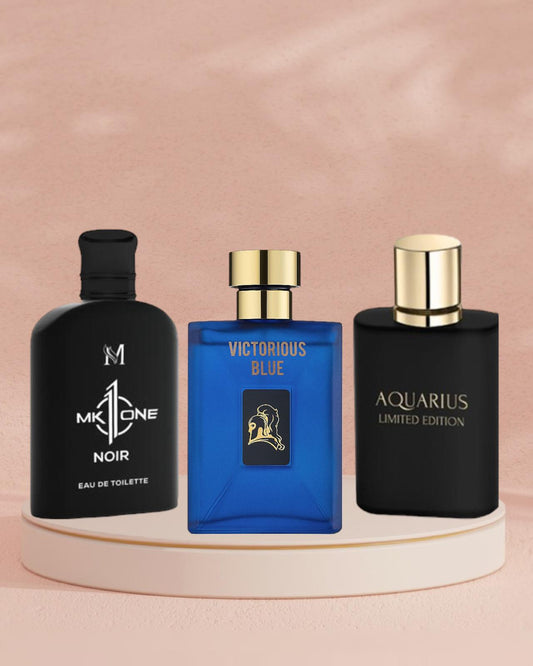 Set 3 Parfumuri De Barbati - Mk Noir + Victorious + Aquarius