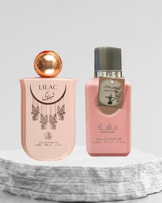 Set 2 Parfumuri Orientale De Dama - Lilac + Dirham