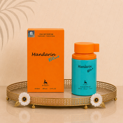 Set 3 Parfumuri Orientale (1x Barbat + 2x Dama) - Mandarin Blue + Mango Lush + Dubai Choco