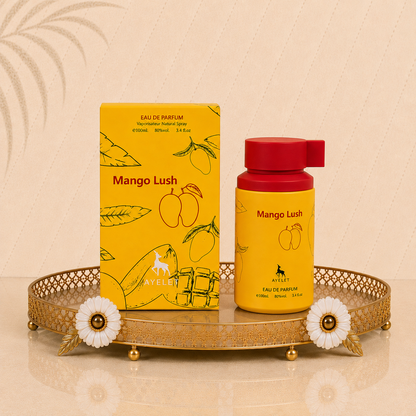 Set 3 Parfumuri Orientale (1x Barbat + 2x Dama) - Mandarin Blue + Mango Lush + Dubai Choco
