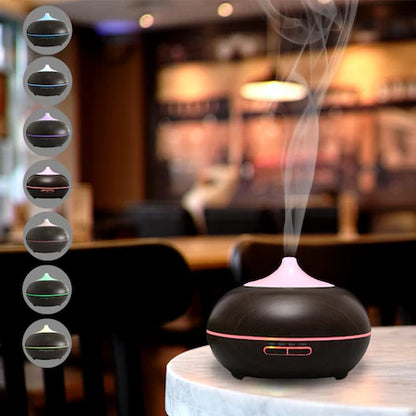 Difuzor Aromaterapie Cu Telecomanda + Esente CADOU